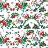 Chinoiserie Floral Wallpaper
