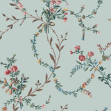 New England Floral Wallpaper