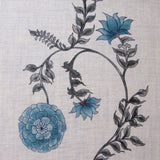 Poppy Stripe on Oatmeal