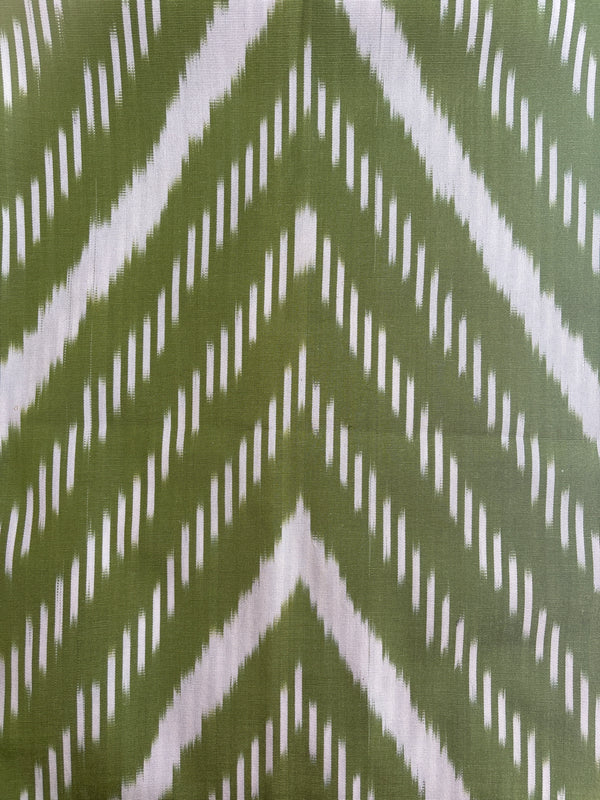 Apple Turkish Silk Ikat Cut Yardage