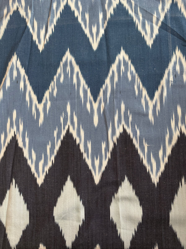 Mountain Air Turkish Silk Ikat ~4 yds