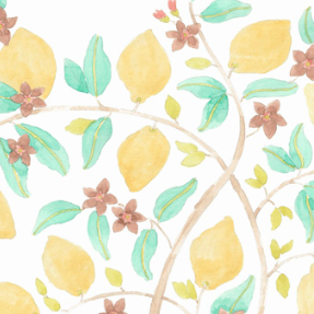 Lemon Tree in Capri Wallcovering