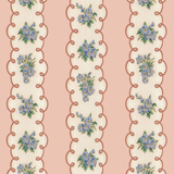 Pansy Stripe Wallpaper