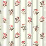 Petite Botanique Stripe Wallpaper