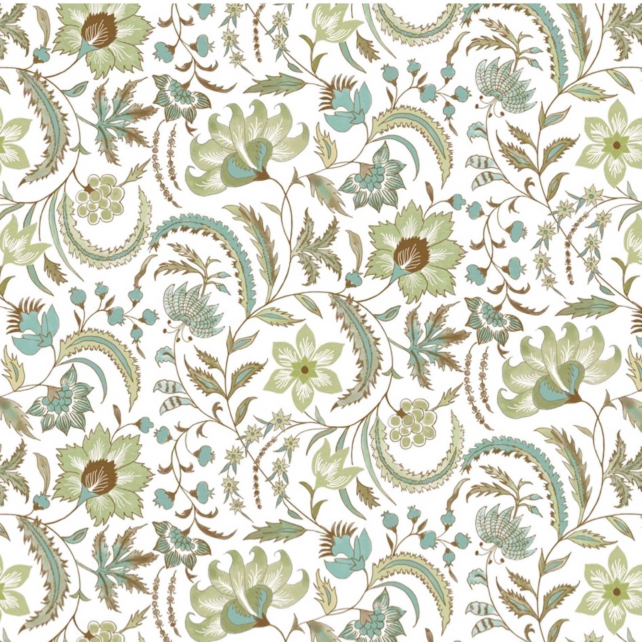 Floral Scroll on Oyster – The Lot Showroom